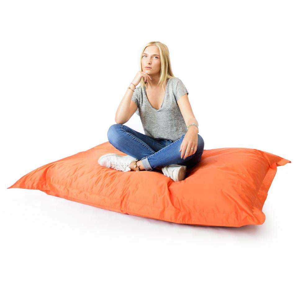 Pouf géant intérieur extérieur - Orange